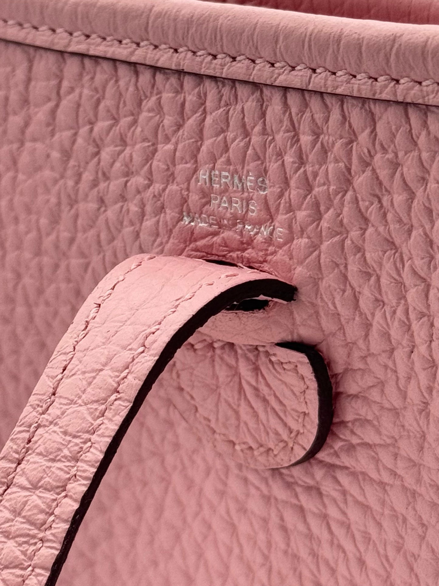 Hermès Evelyne Mini Clemence Rose Sakura