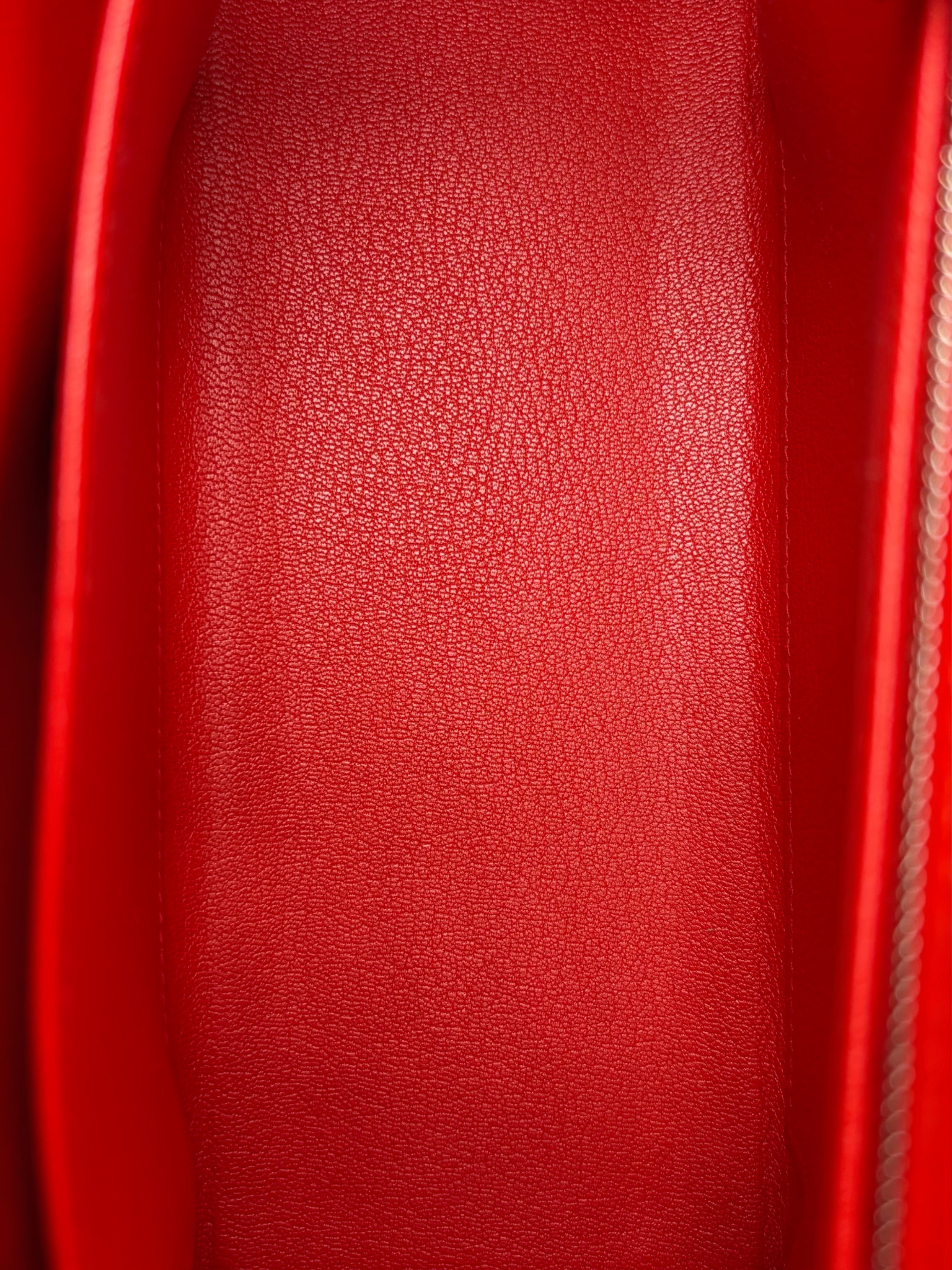 Hermès Kelly 25 Madame Rouge de Coeur Palladium Hardware