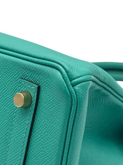 Hermès Birkin 30 Epsom Vert Verone Gold Hardware