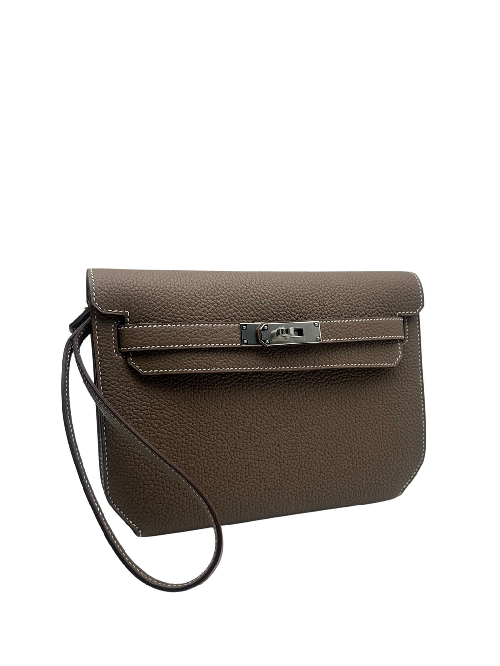 Hermès Kelly Dépêches 25 Togo Etoupe Herrajes paladio