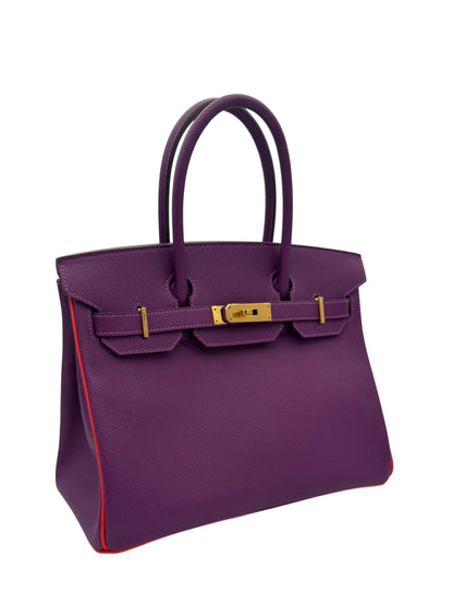 Hermès Birkin 30 HSS Epsom Anemone / Rose Jaipur