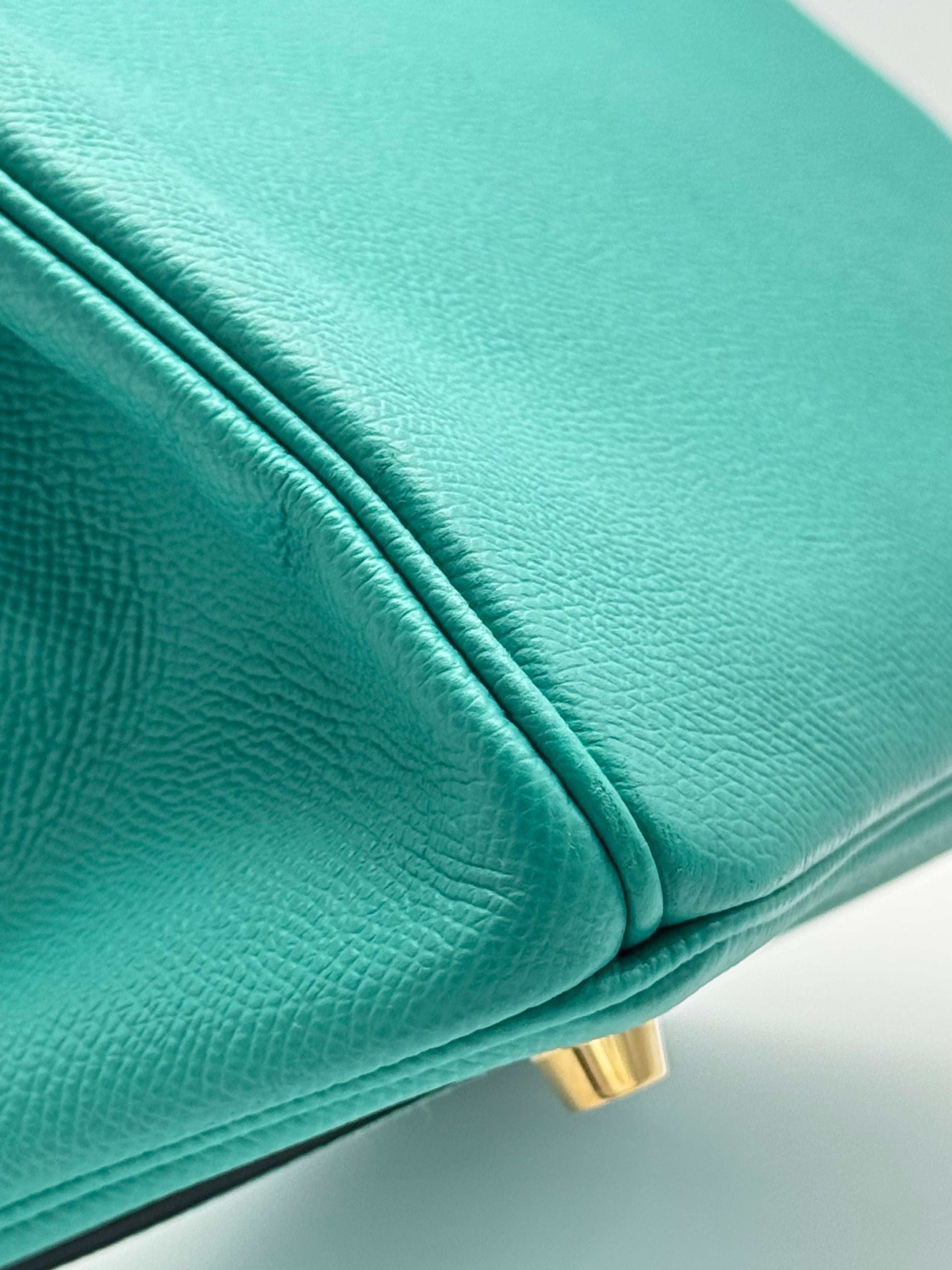 Hermès Birkin 30 Epsom Vert Verone Gold Hardware