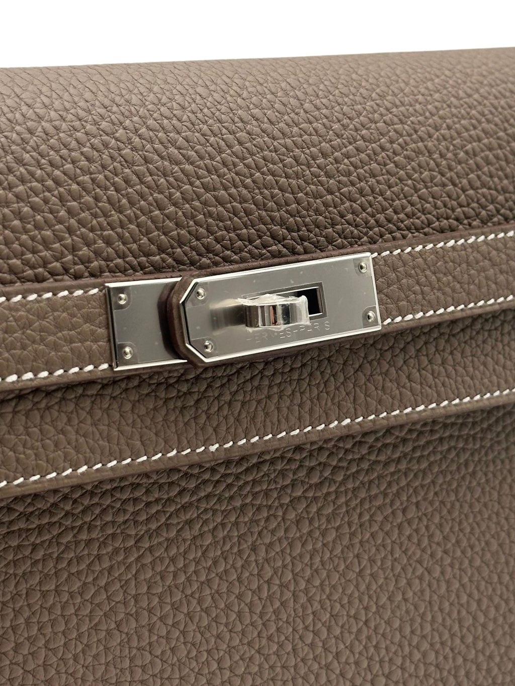 Hermès Kelly Dépêches 25 Togo Etoupe Herrajes paladio