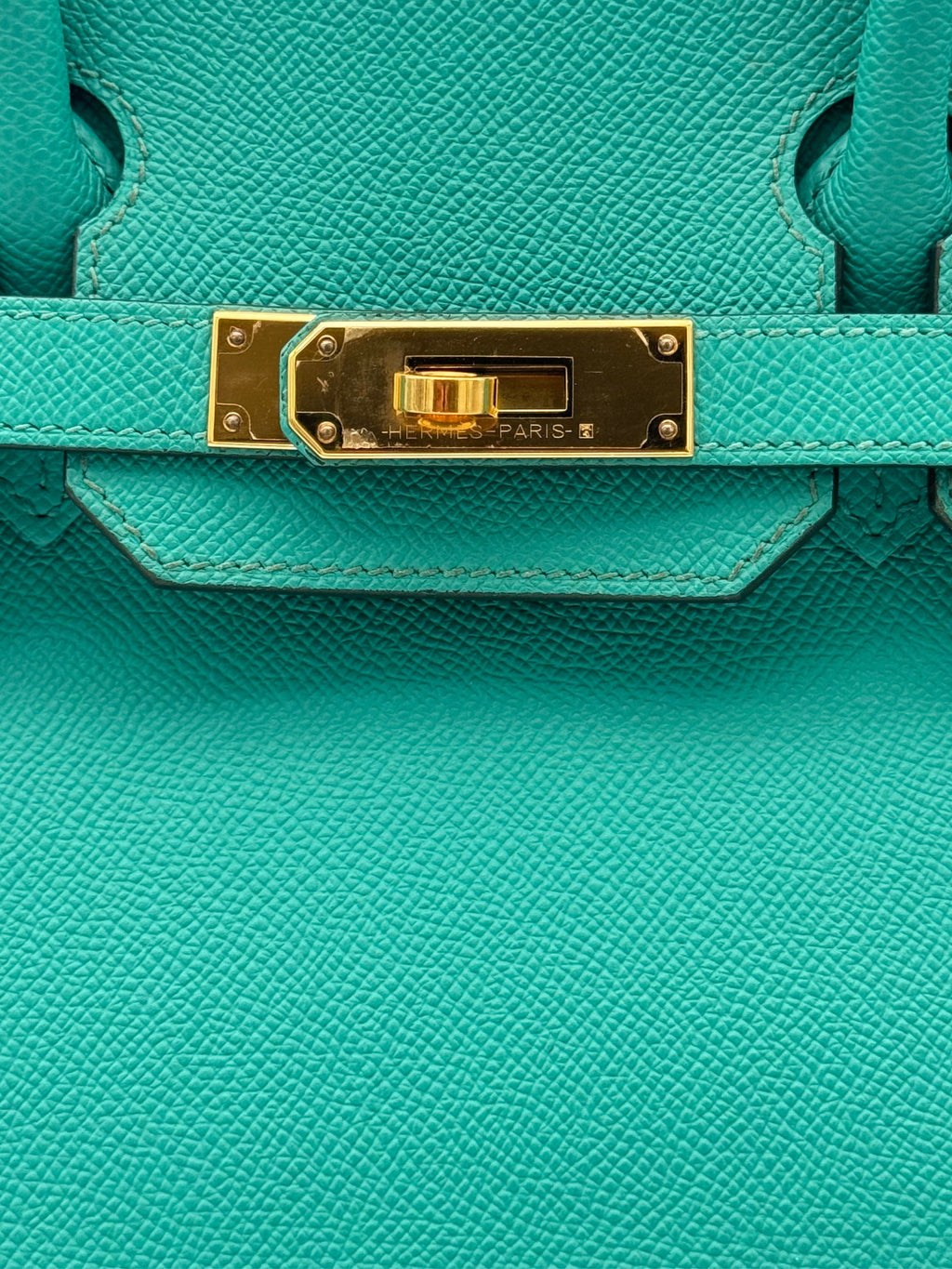 Hermès Birkin 30 Epsom Vert Verone Gold Hardware