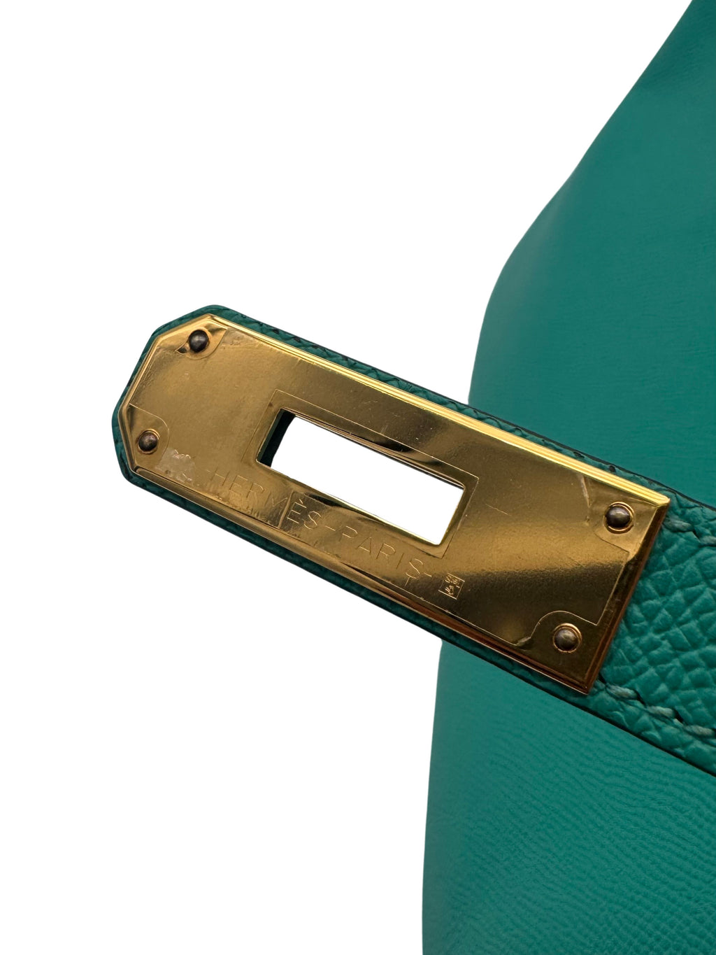 Hermès Birkin 30 Epsom Vert Verone Gold Hardware