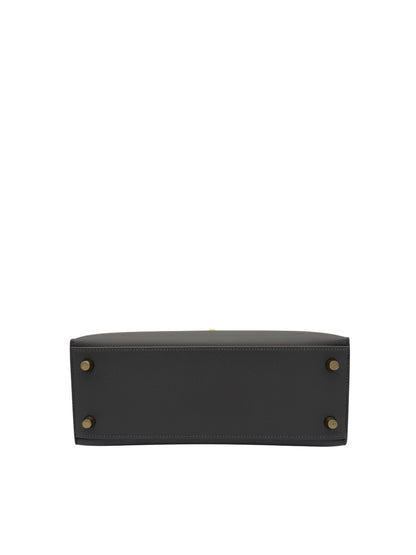 Hermès Kelly 25 Epsom Gris Meyer Gold Hardware