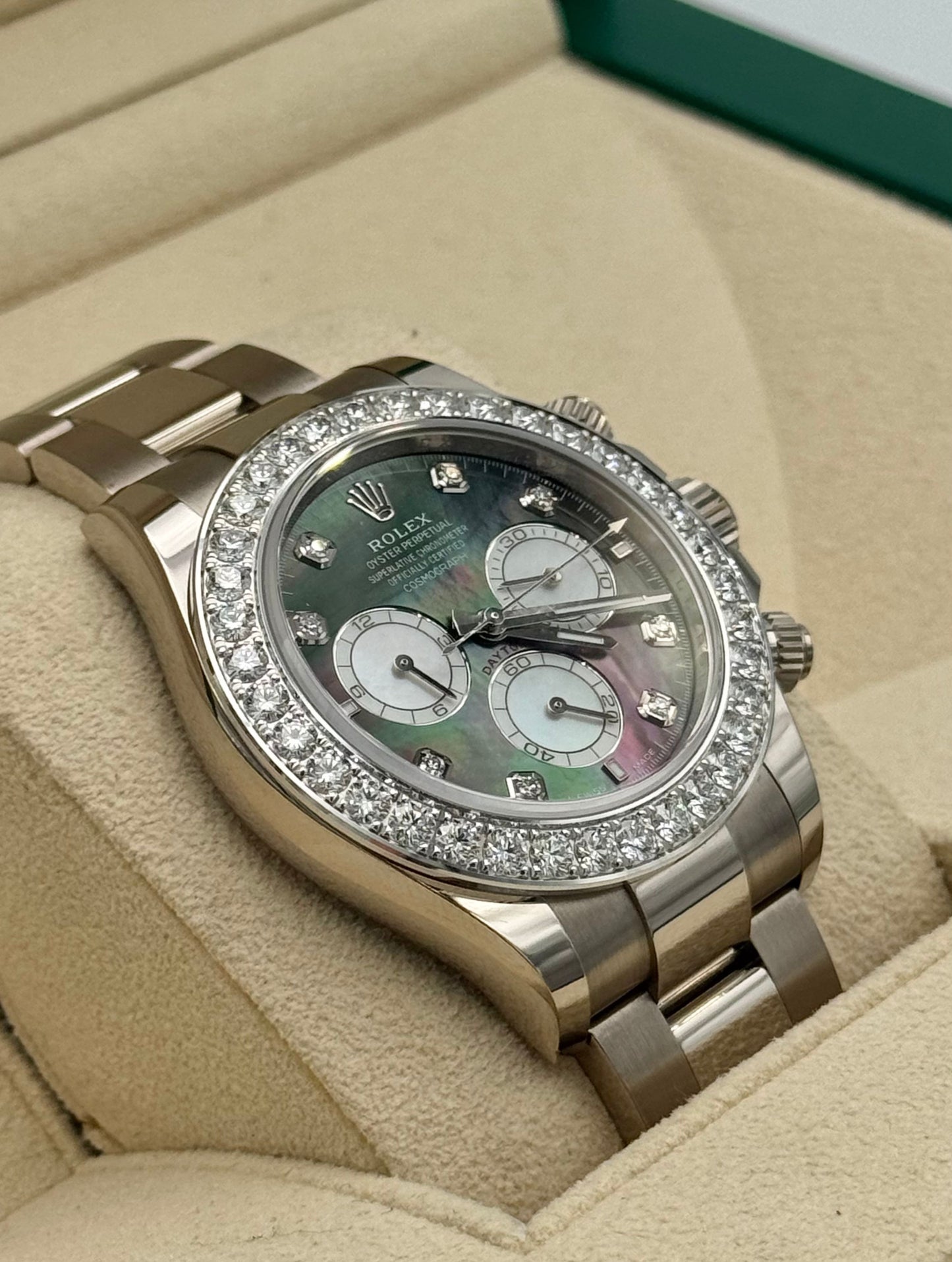 Rolex Daytona White Gold Mother of Pearl
