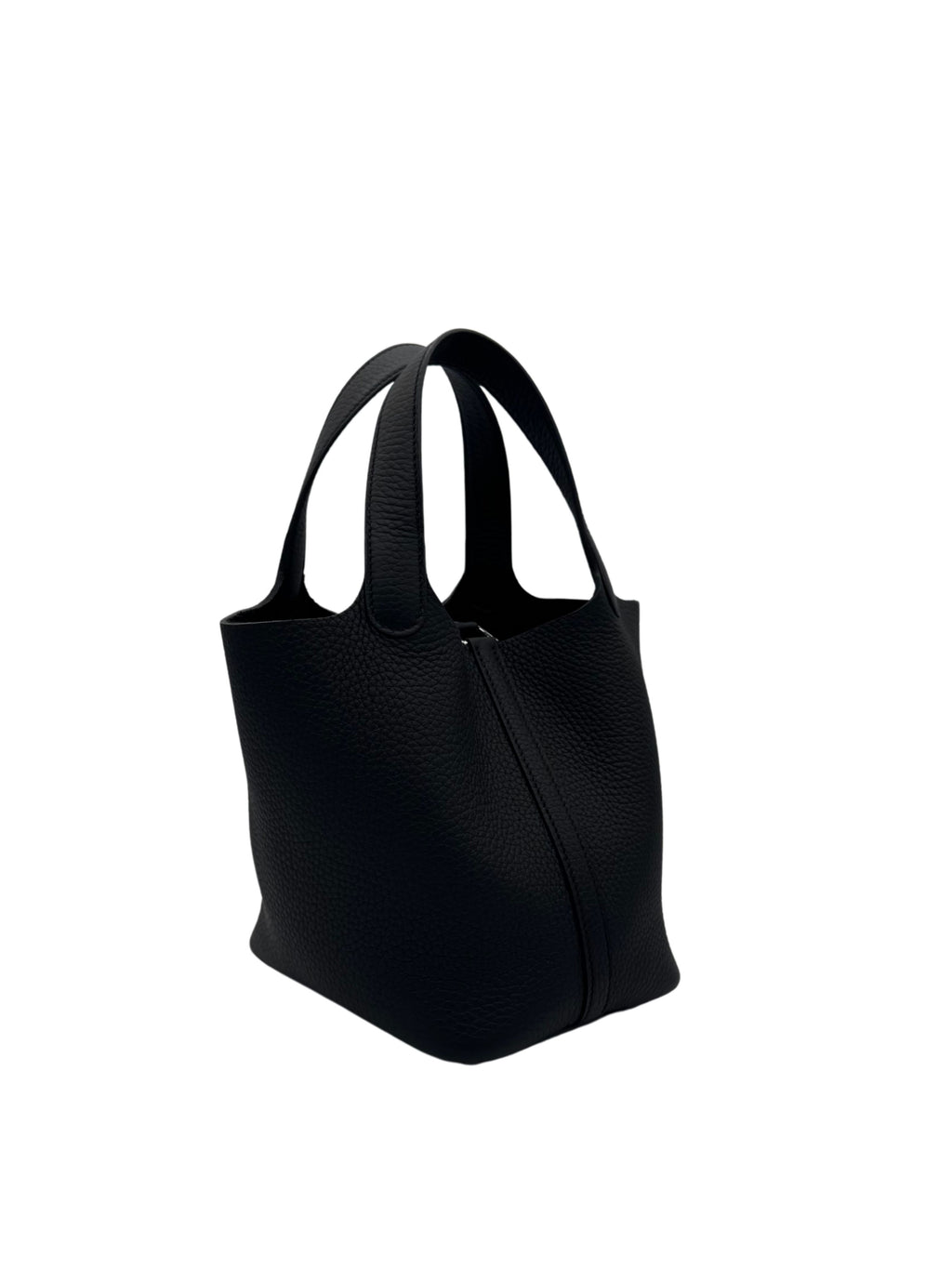 Hermès Picotin 18 Clemence Black Gold Hardware