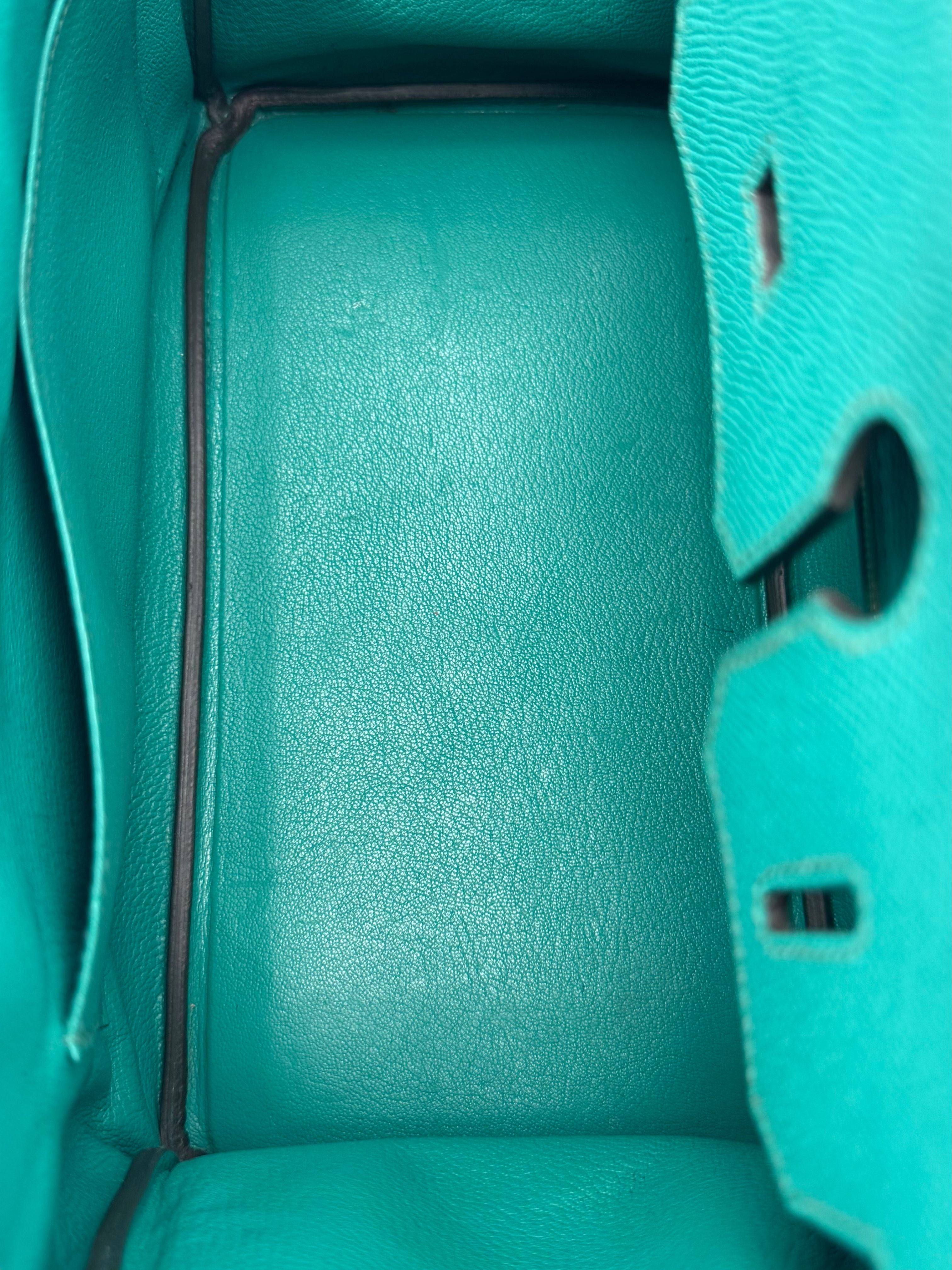 Hermès Birkin 30 Epsom Vert Verone Gold Hardware