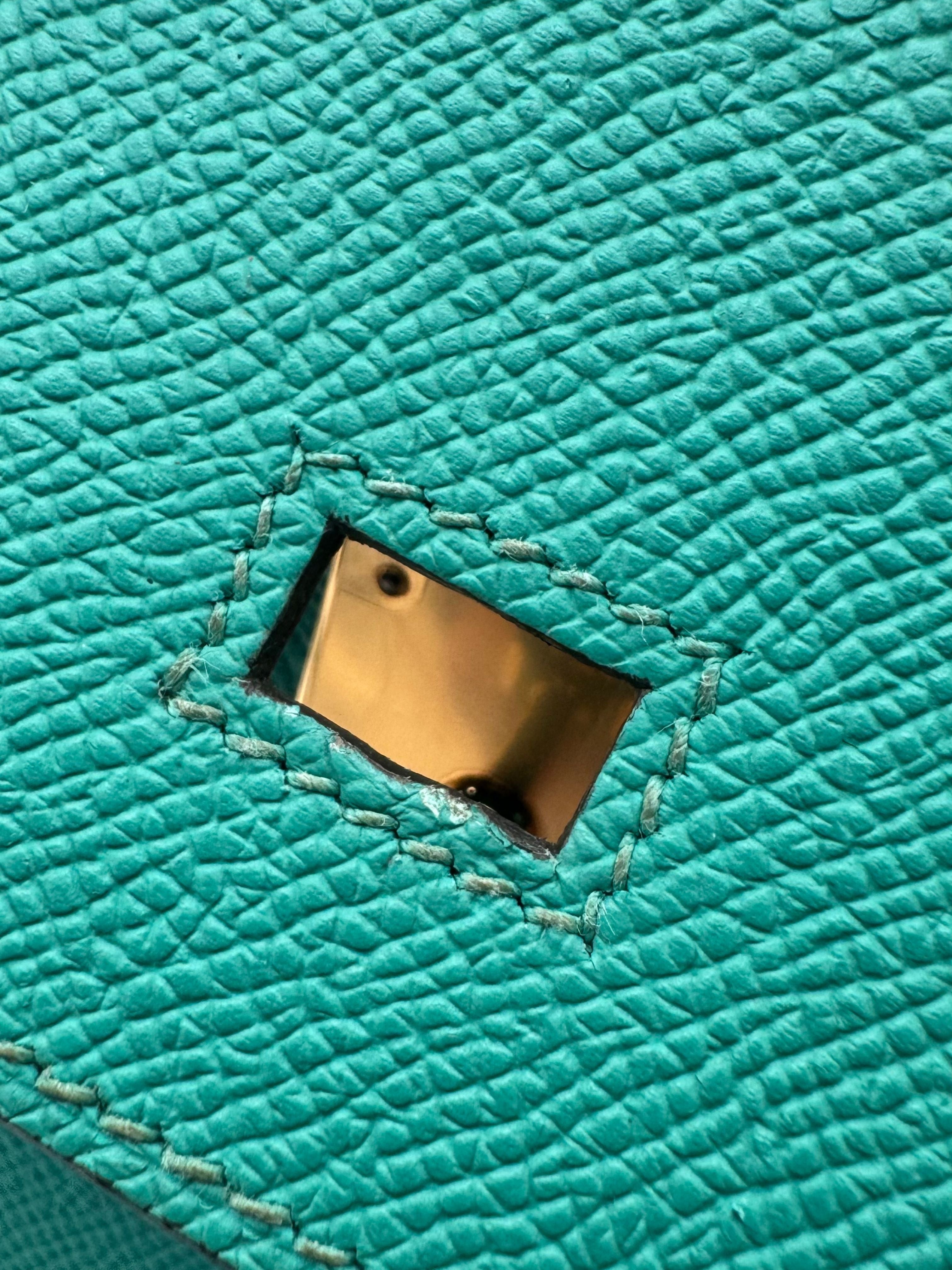 Hermès Birkin 30 Epsom Vert Verone Gold Hardware