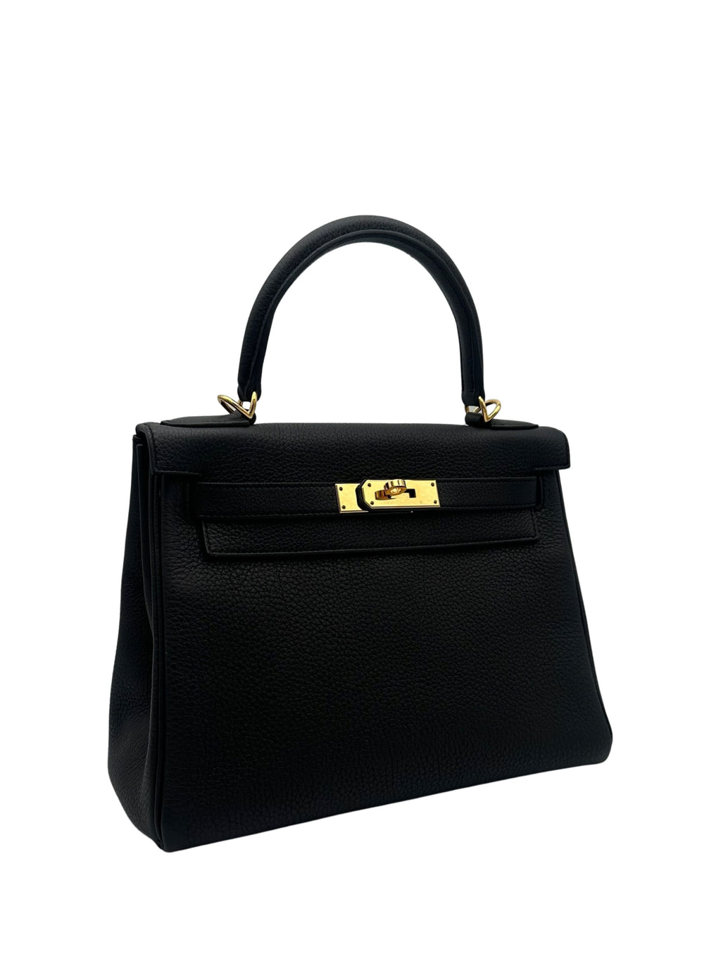 Hermès Kelly 28 Togo Black Gold Hardware