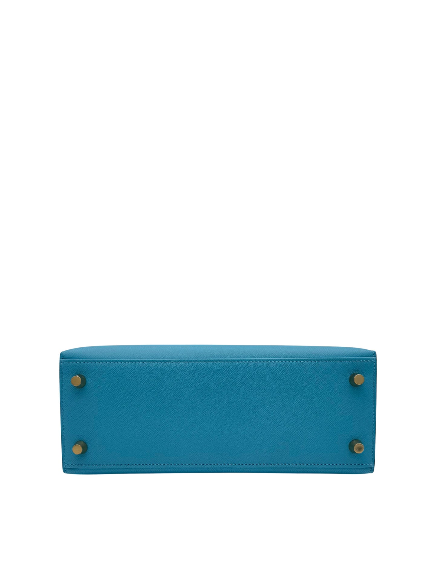 Hermès Kelly 25 Madame Blue Du Nord Gold Hardware