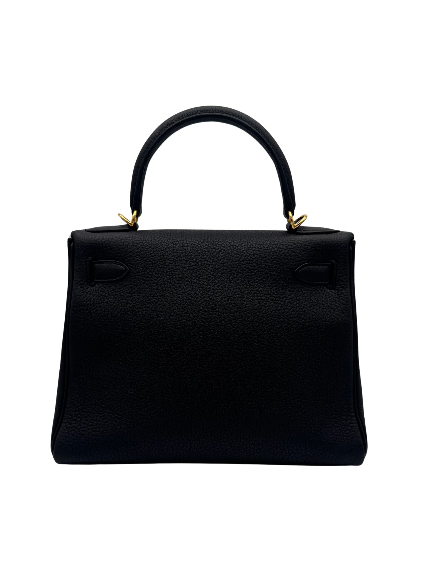 Hermès Kelly 28 Togo Black Gold Hardware