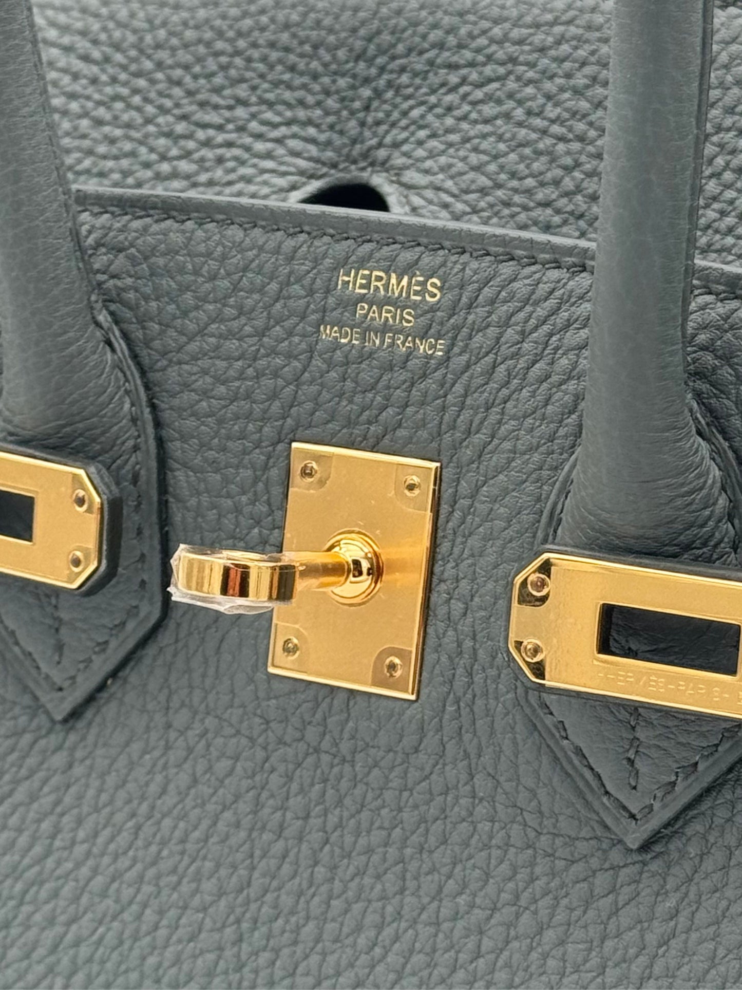 Hermès Birkin 25 Togo Vert Amande Gold Hardware