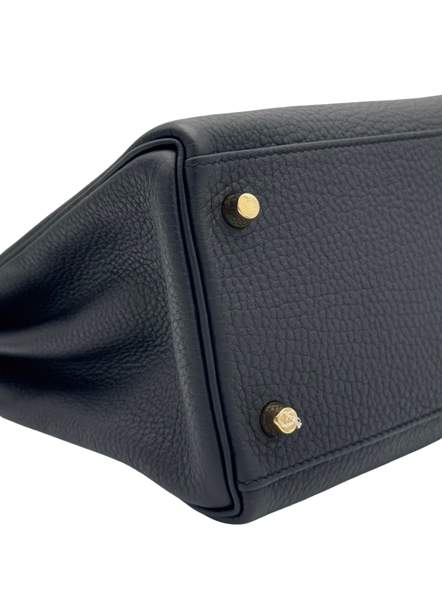 Hermès Kelly 28 Togo Black Gold Hardware
