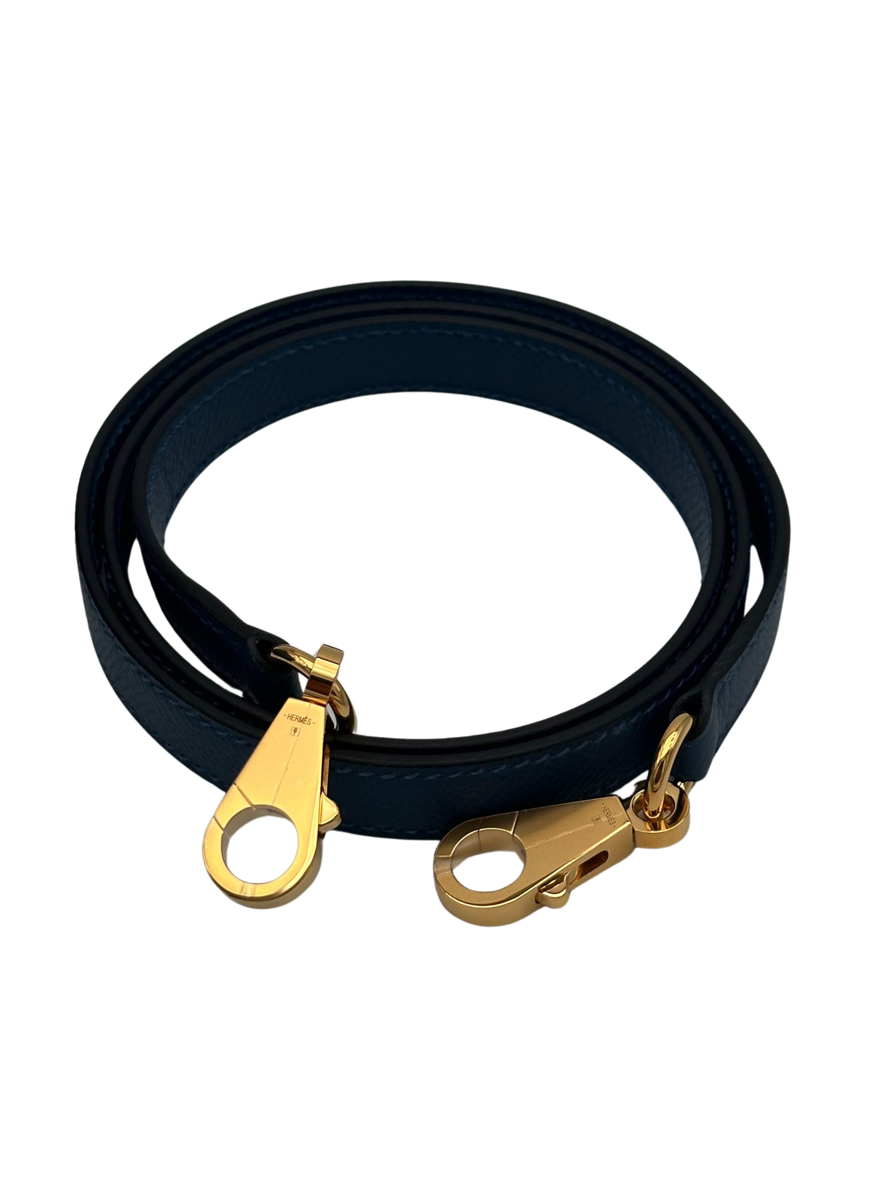 Hermès Kelly 25 Epsom Deep Blue Gold Hardware