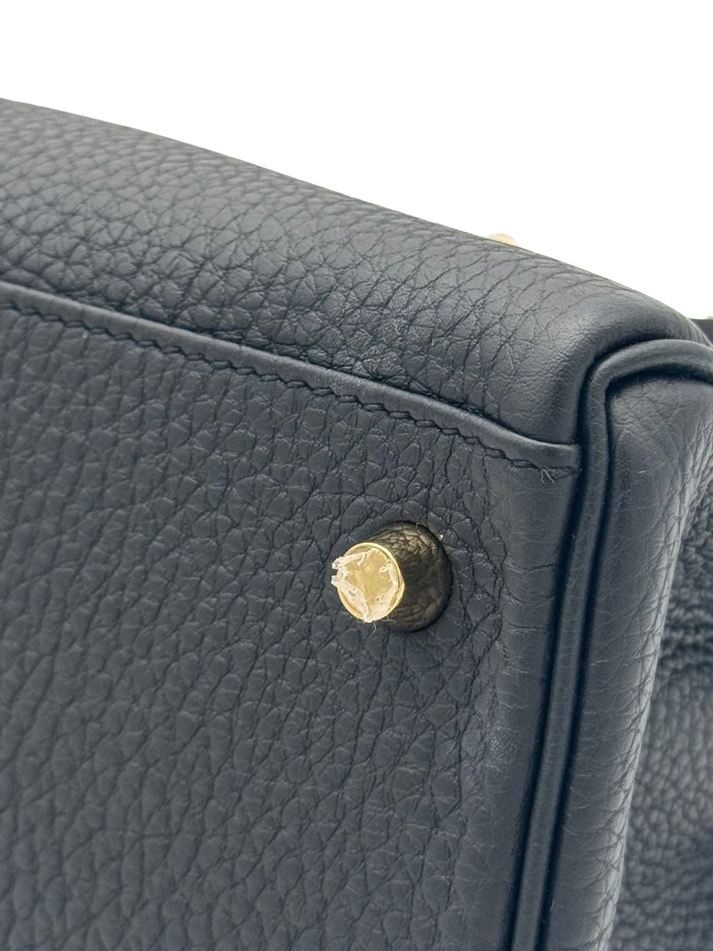 Hermès Kelly 28 Togo Black Gold Hardware
