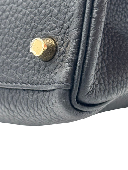 Hermès Kelly 28 Togo Black Gold Hardware