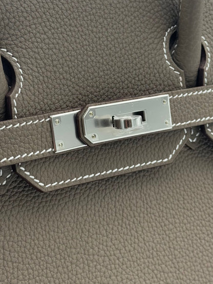 Hermès Birkin 30 Epsom Etoupe Palladium Hardware