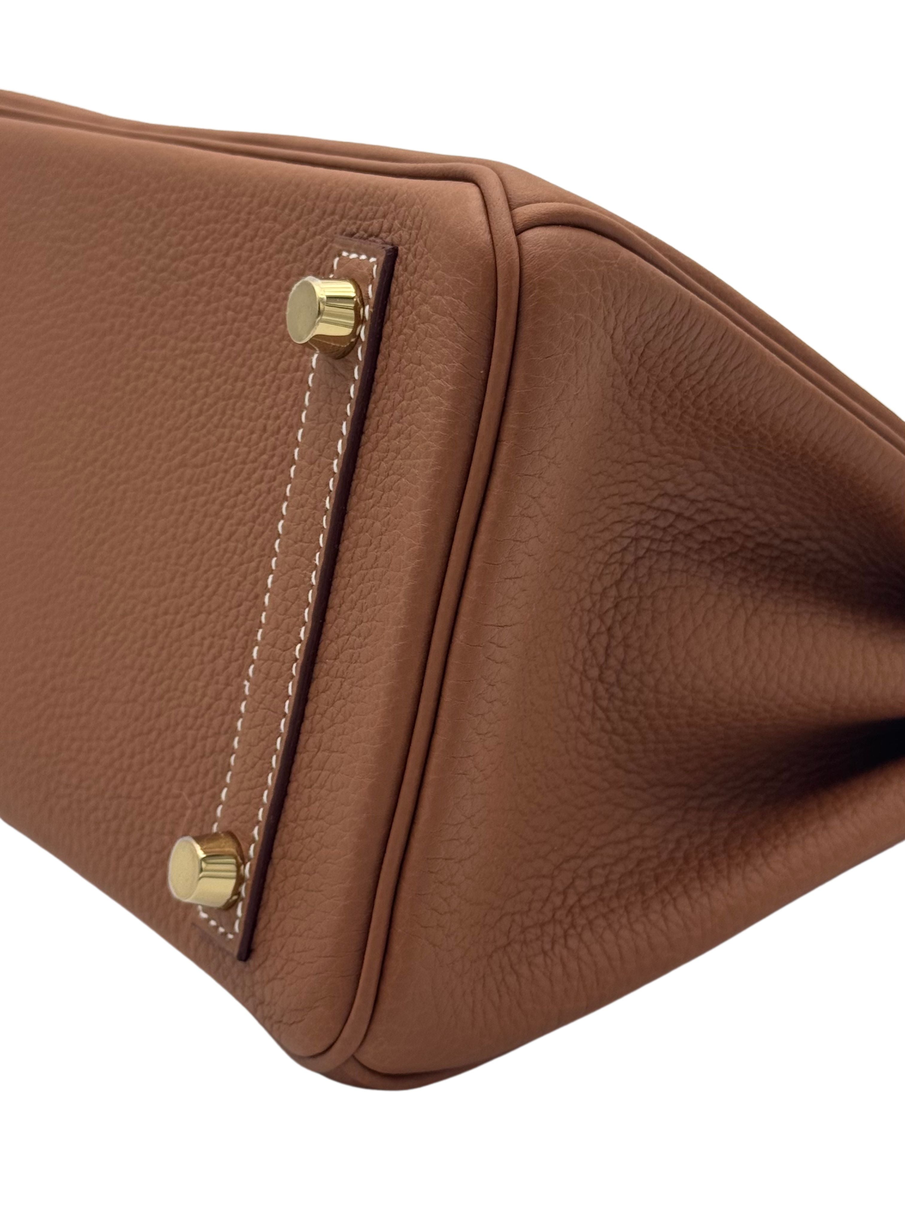 Hermès Birkin 25 Togo Gold Gold Hardware