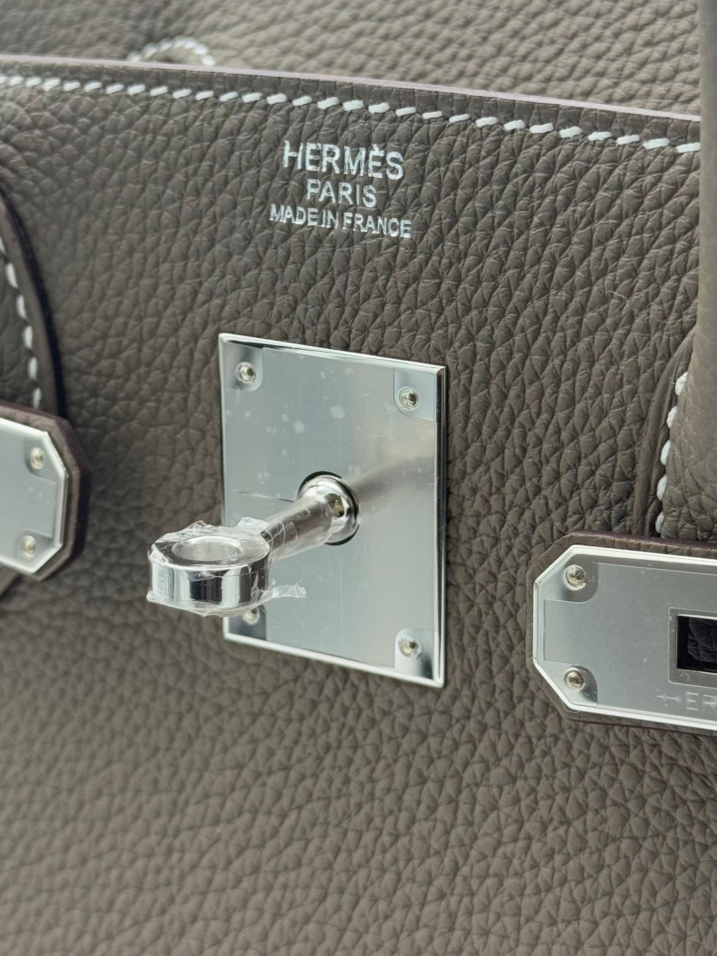 Hermès Birkin 30 Epsom Etoupe Palladium Hardware