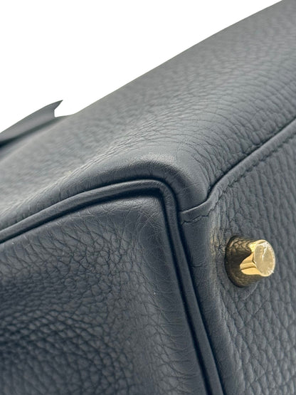 Hermès Kelly 28 Togo Black Gold Hardware