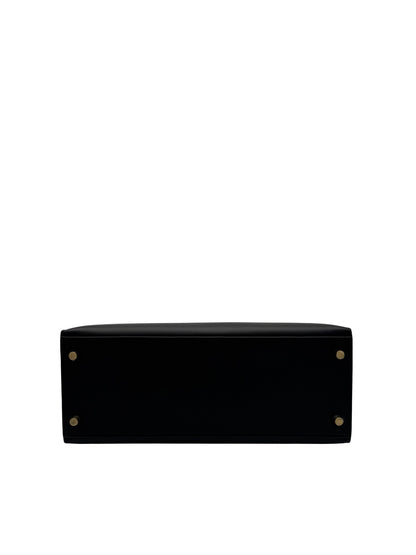 Hermès Kelly 28 Epsom Black Gold Hardware