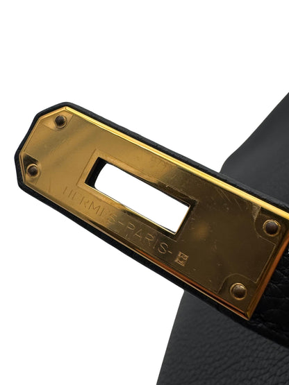 Hermès Kelly 28 Togo Black Gold Hardware