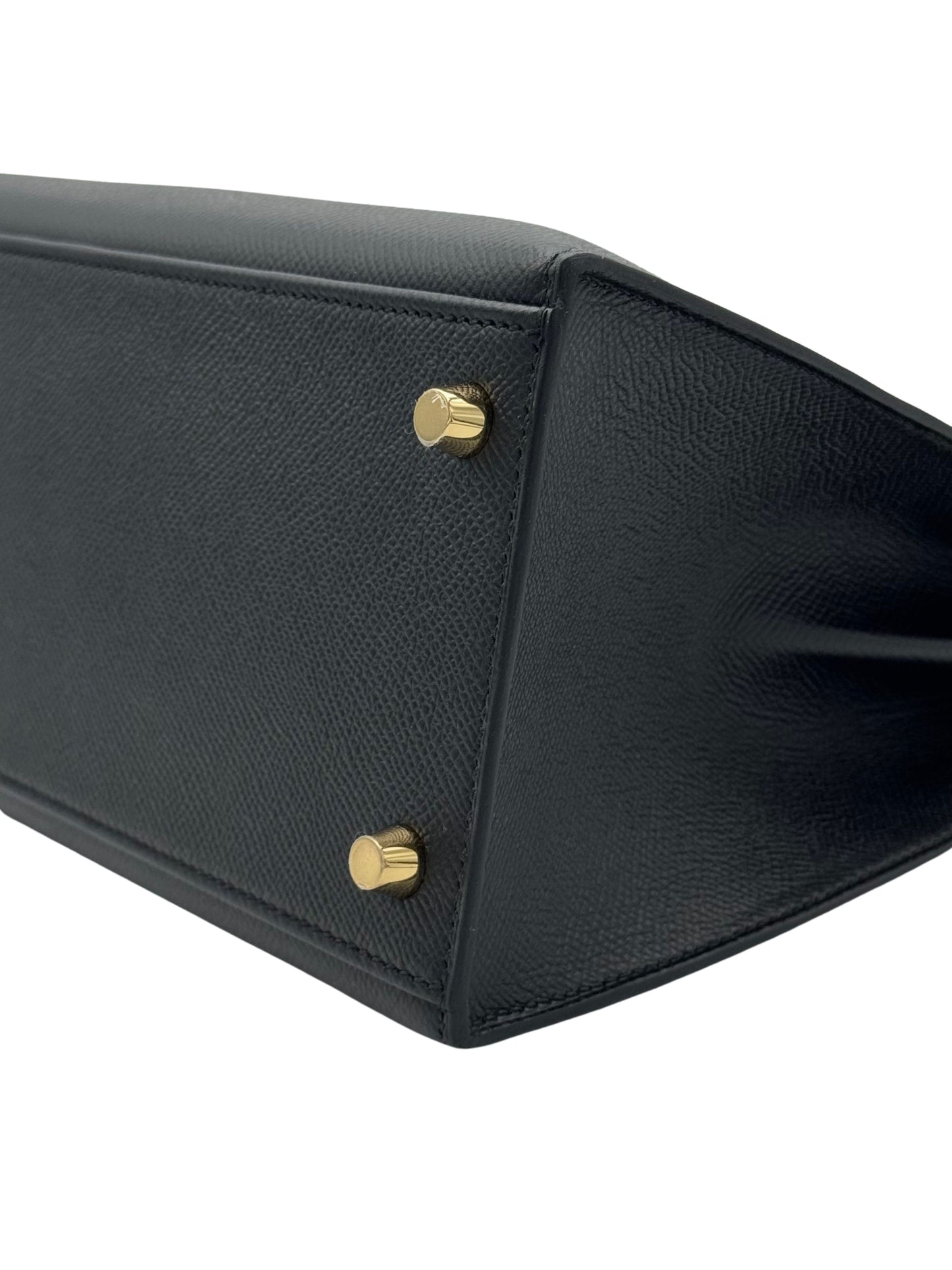Hermès Kelly 28 Epsom Black Gold Hardware