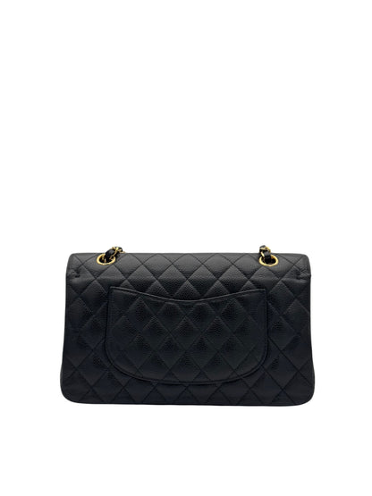 Chanel Classic Medium Black Caviar Leather