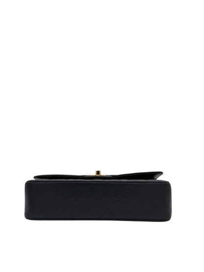 Chanel Classic Medium Black Caviar Leather
