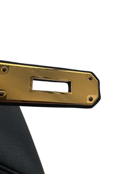 Hermès Kelly 28 Togo Black Gold Hardware