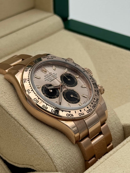 Rolex Daytona Rose Gold Sundust Dial