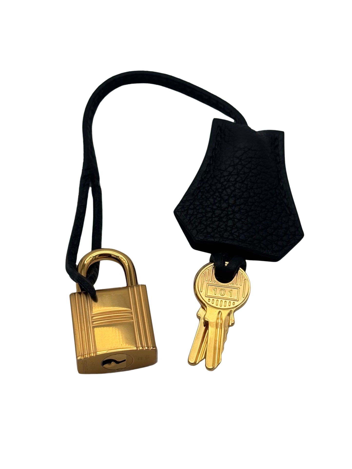 Hermès Kelly 28 Togo Black Gold Hardware