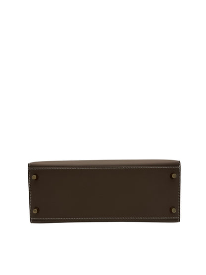 Hermès Kelly 28 Epsom Etoupe Gold Hardware