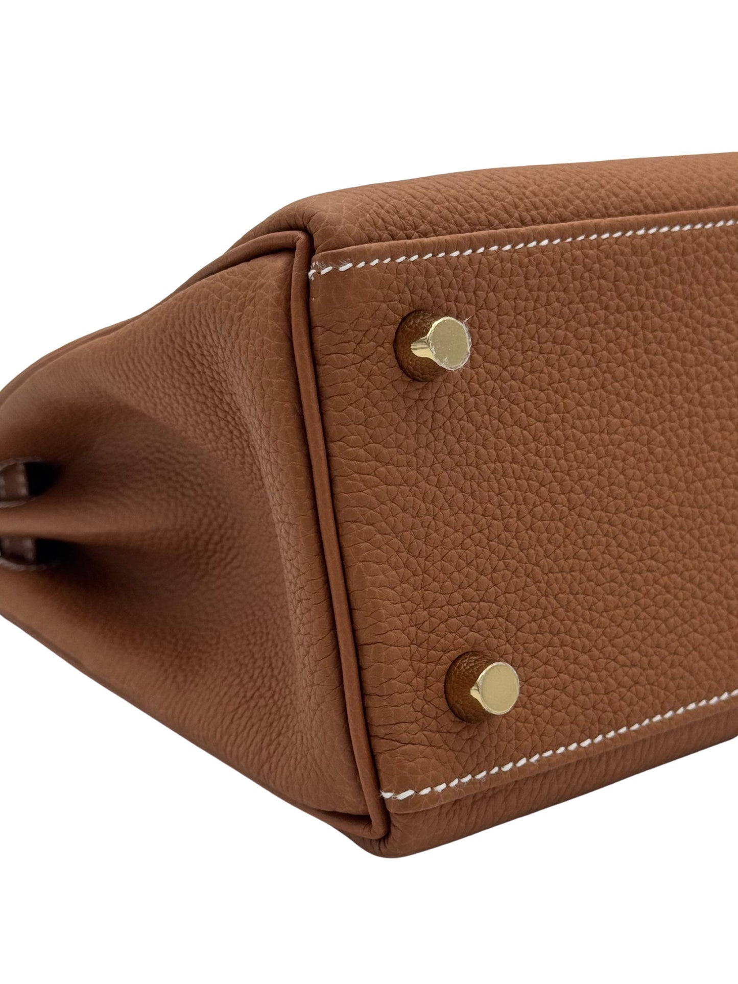 Hermès Kelly 25 Togo Gold Gold Hardware
