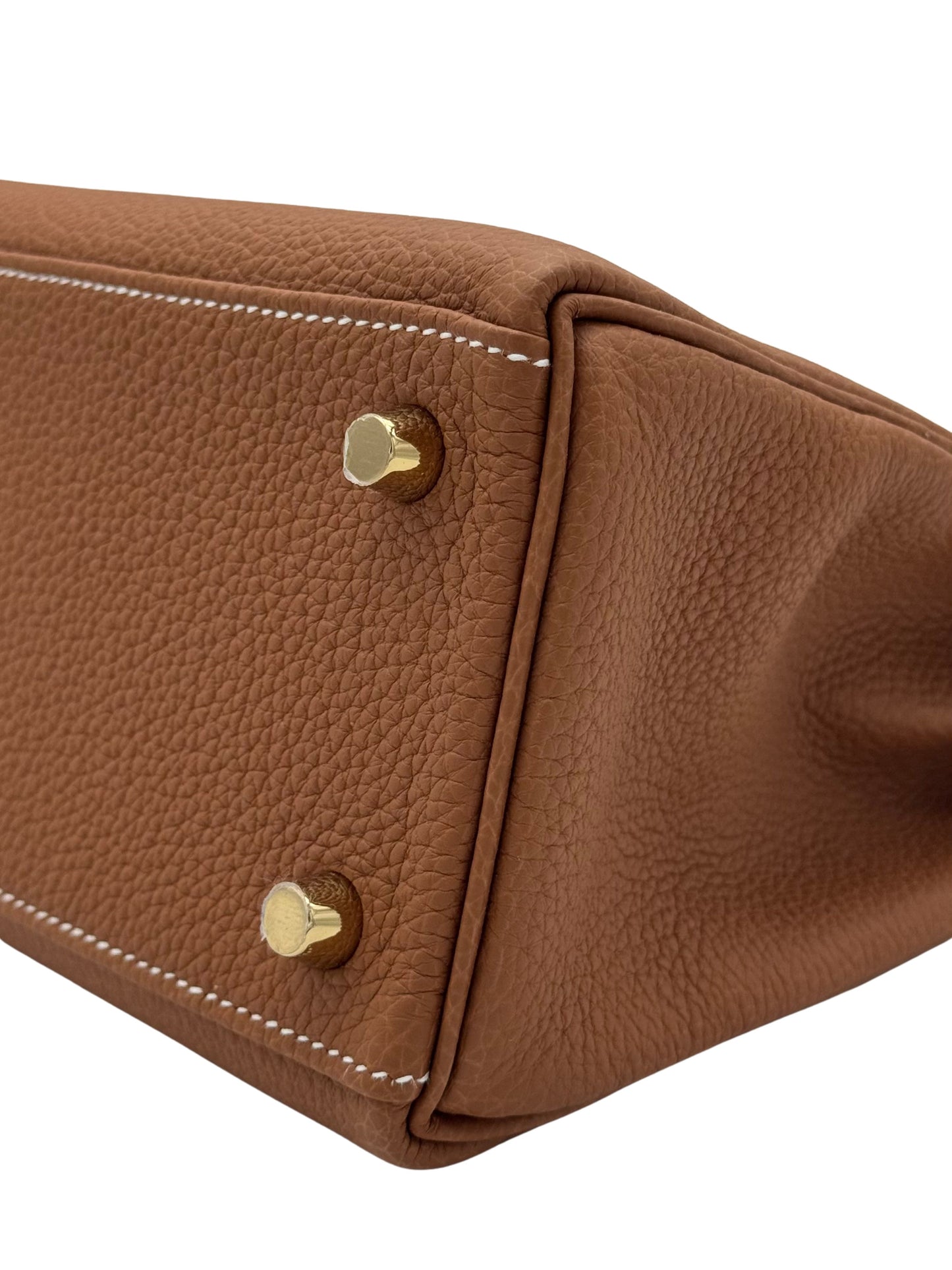 Hermès Kelly 25 Togo Gold Gold Hardware