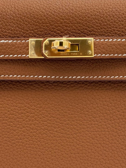 Hermès Kelly 25 Togo Gold Gold Hardware