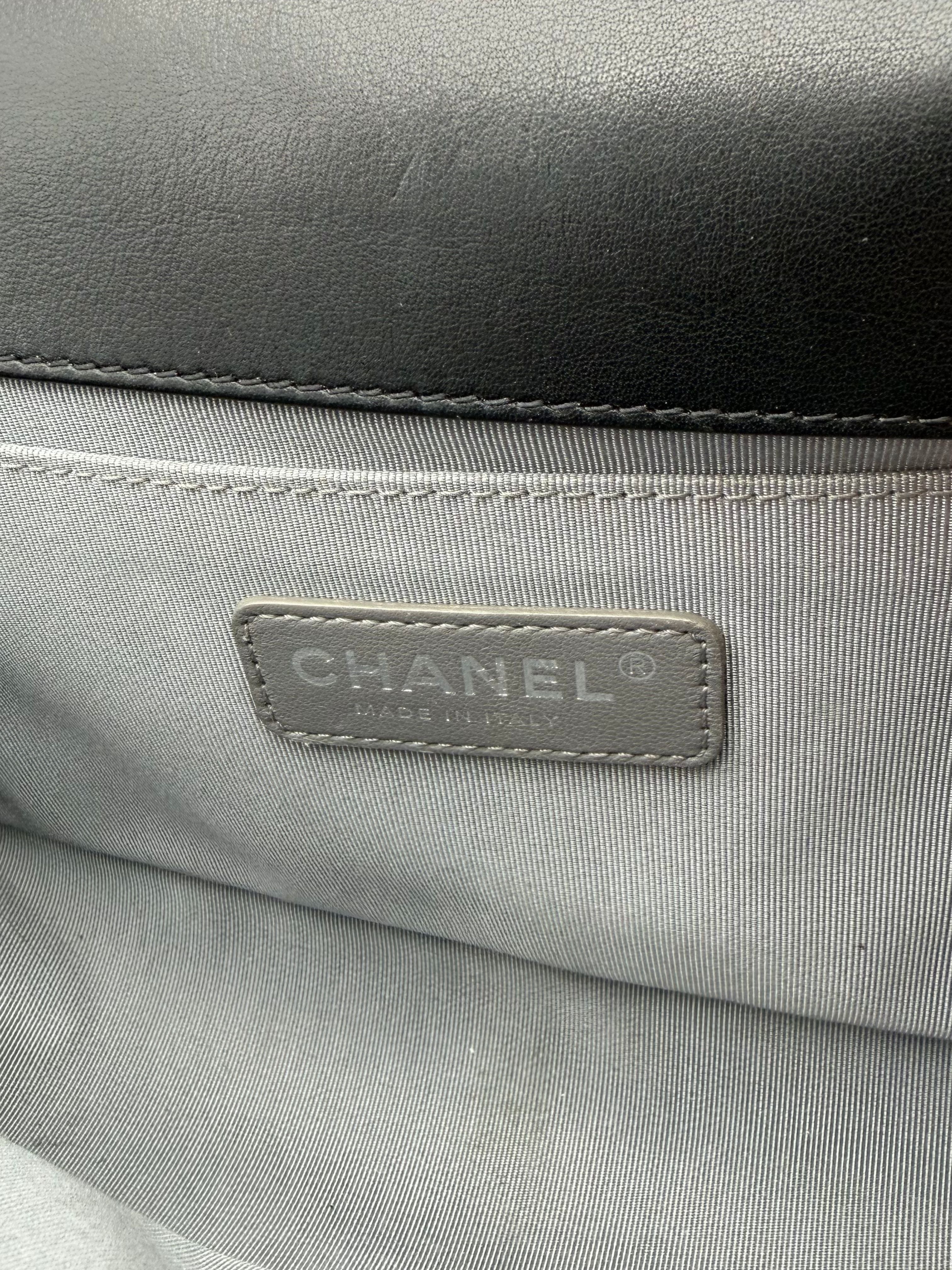 Chanel Boy Medium Black Calfskin