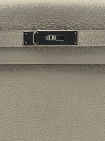 Hermès Kelly 28 Togo Craie Palladium Hardware