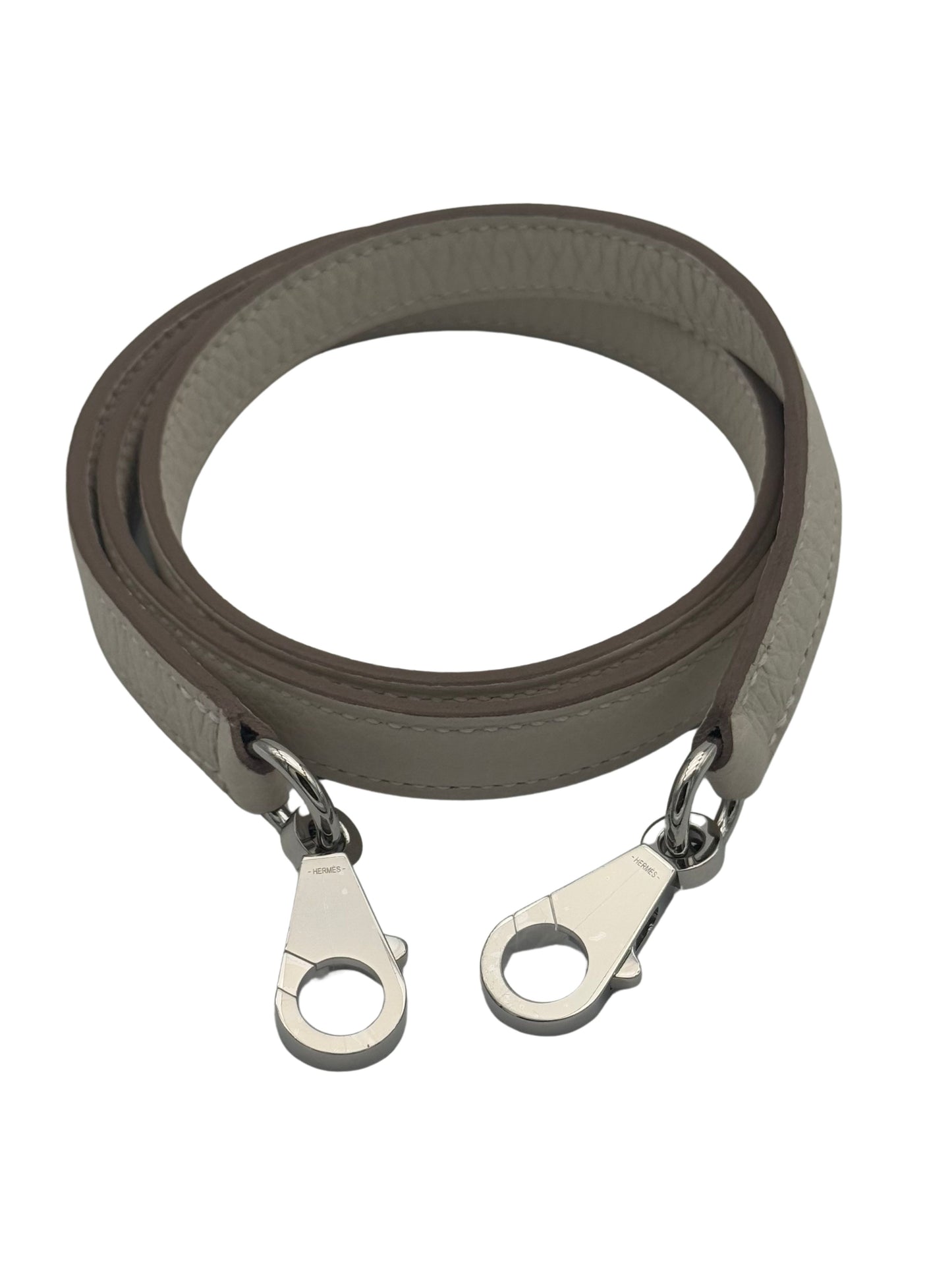 Hermès Kelly 28 Togo Craie Palladium Hardware
