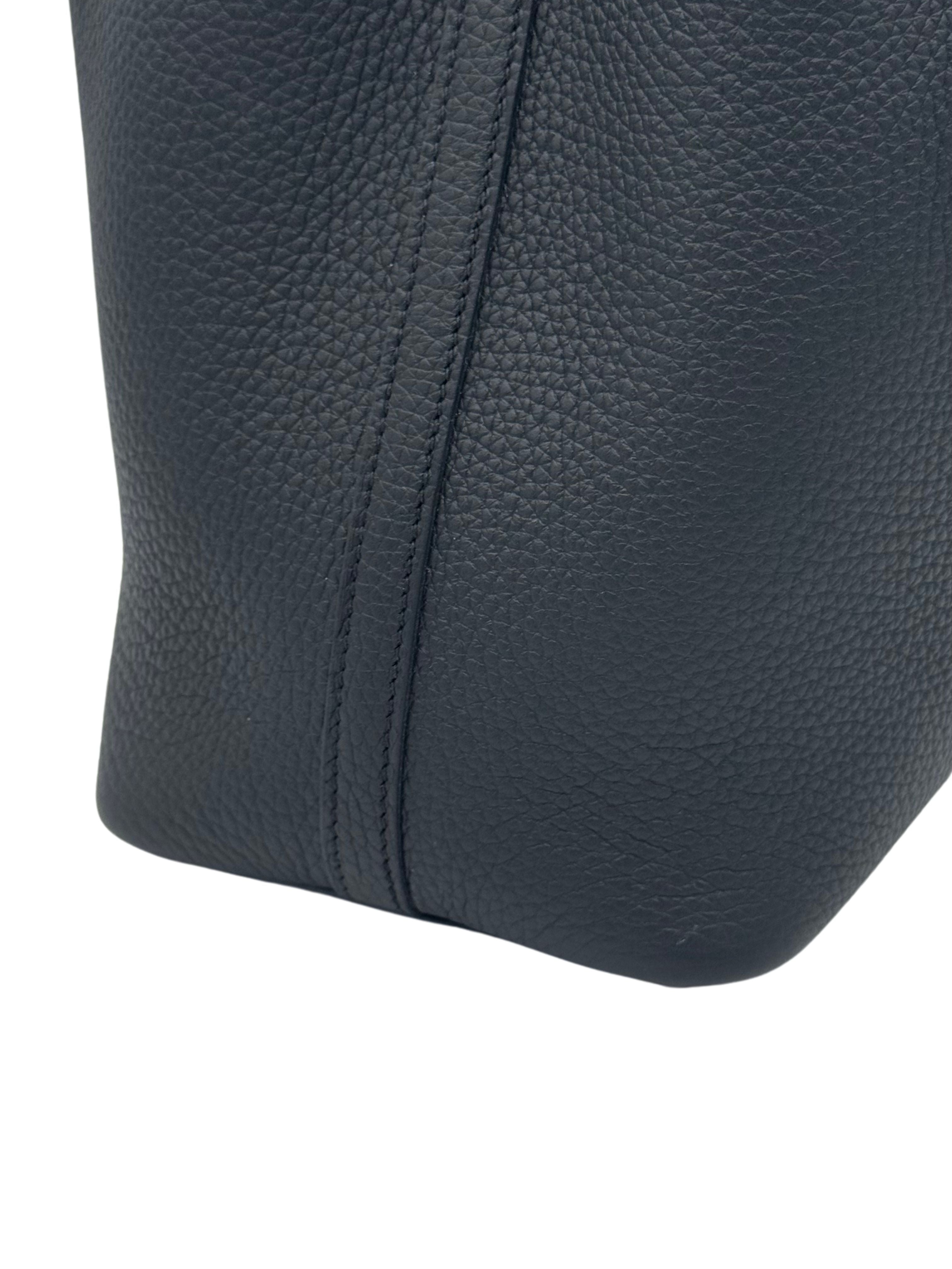 Hermès Picotin 18 Clemence Black Gold Hardware