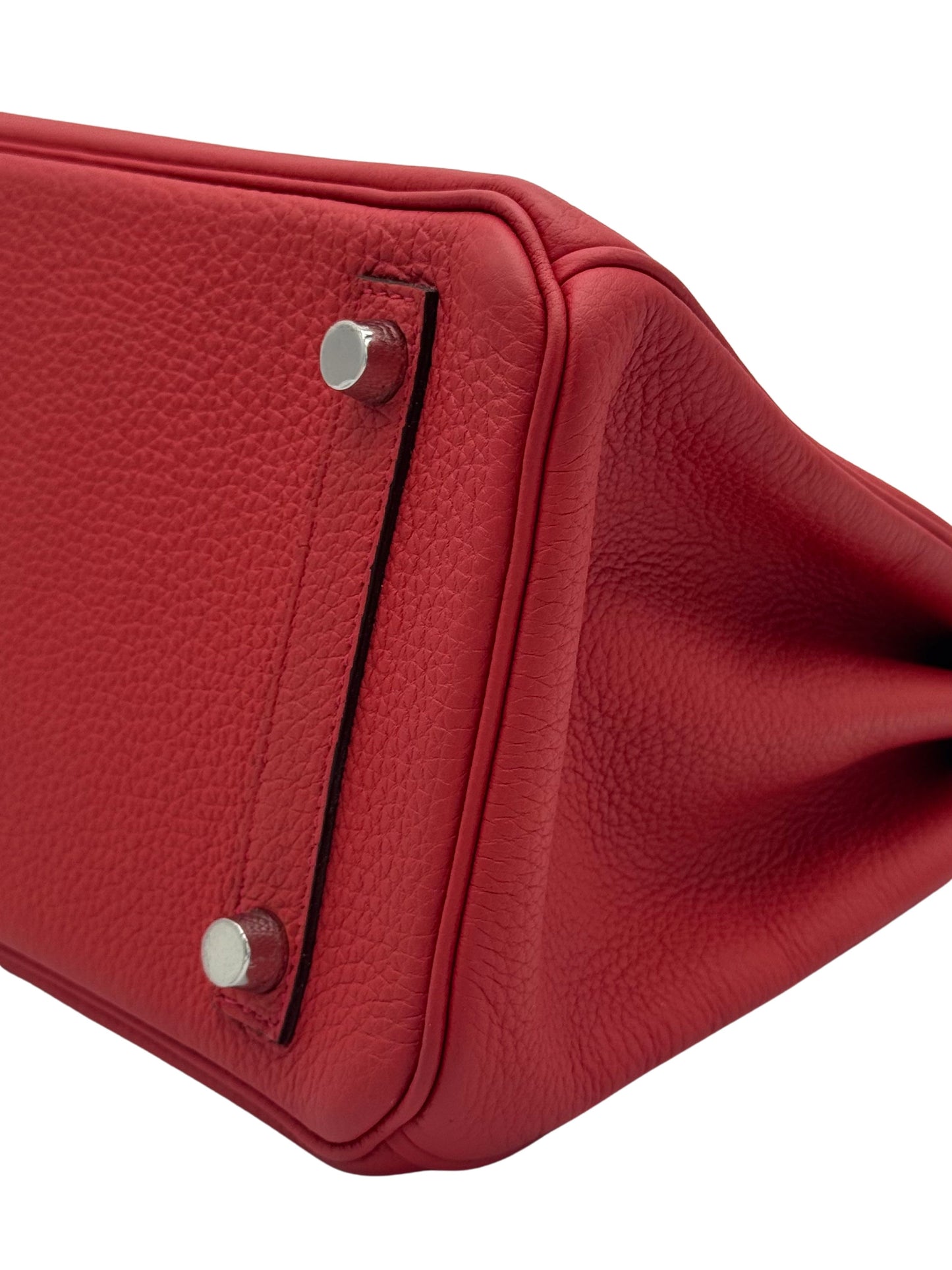 Hermès Birkin 25 Togo Geranium Palladium Hardware