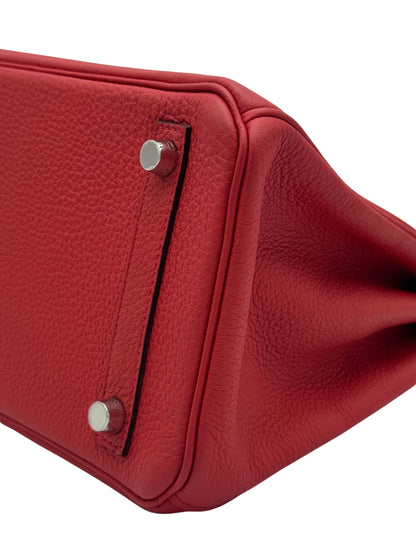 Hermès Birkin 25 Togo Geranium Palladium Hardware