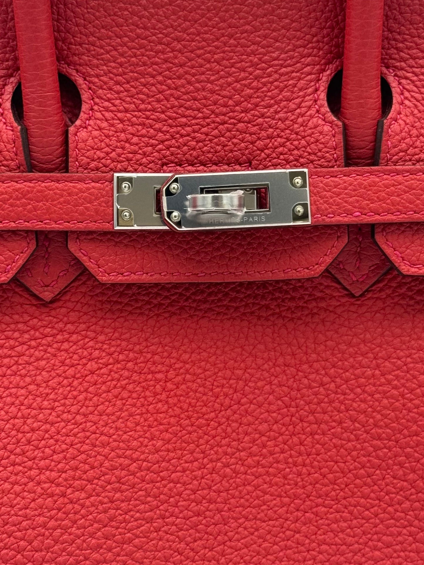 Hermès Birkin 25 Togo Geranium Palladium Hardware