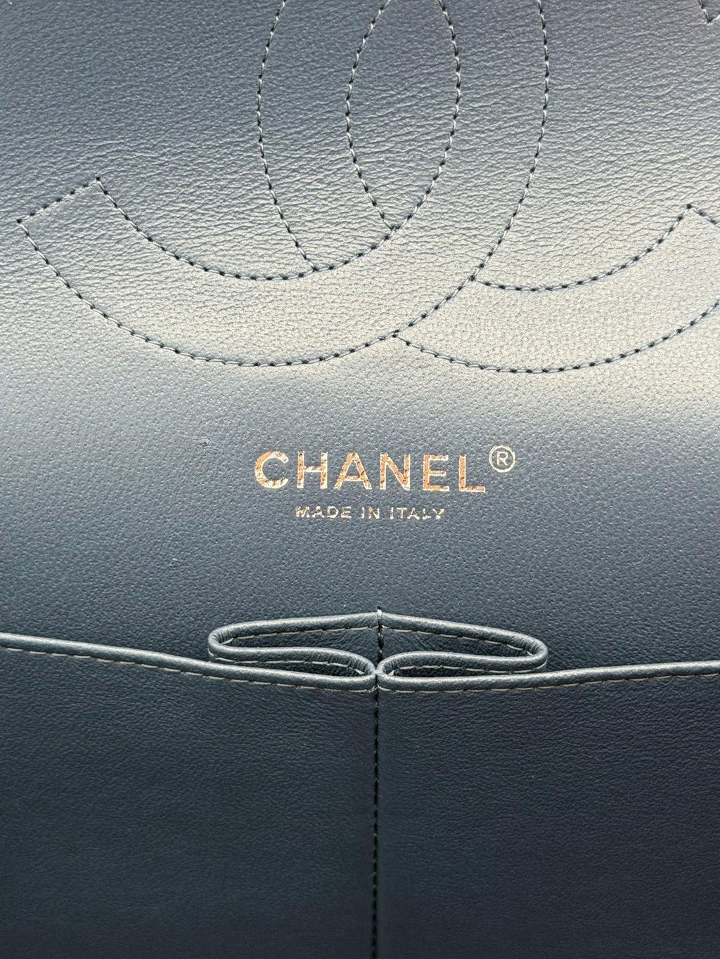 Chanel Classic Jumbo Blue Navy Lambskin