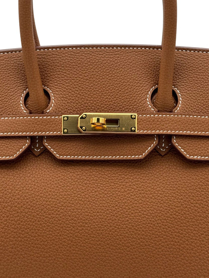 Hermès Birkin 35 Togo Gold Gold Hardware