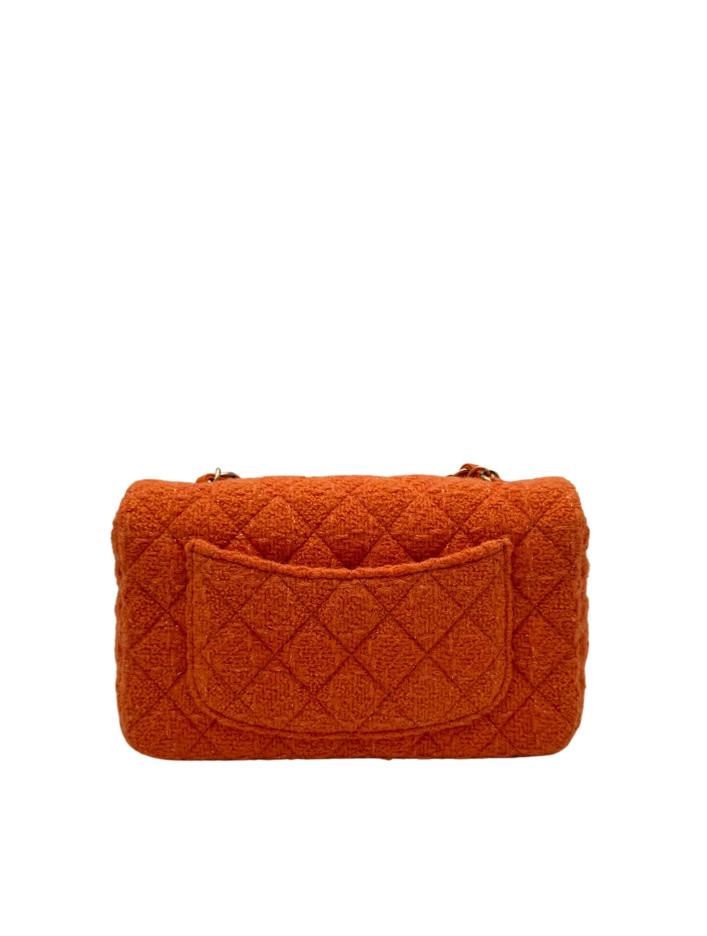 Chanel Classic Tweed Orange