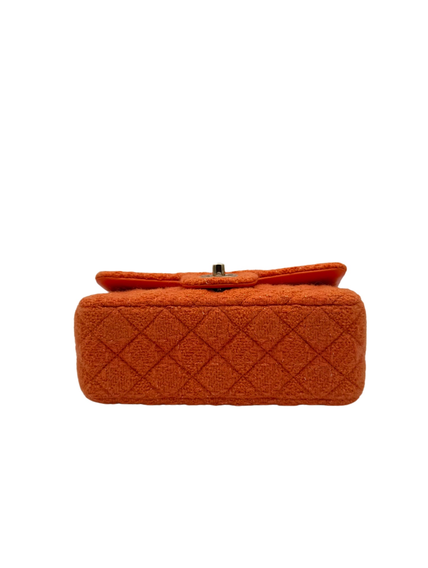 Chanel Classic Tweed Orange