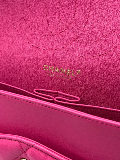 Chanel Classic Jumbo Pink Lambskin